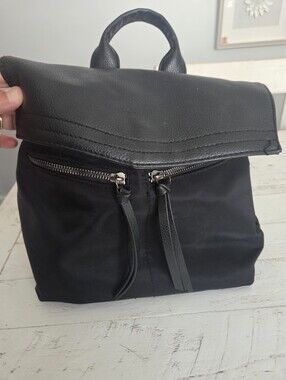 Botkier Black Nylon Backpack Purse